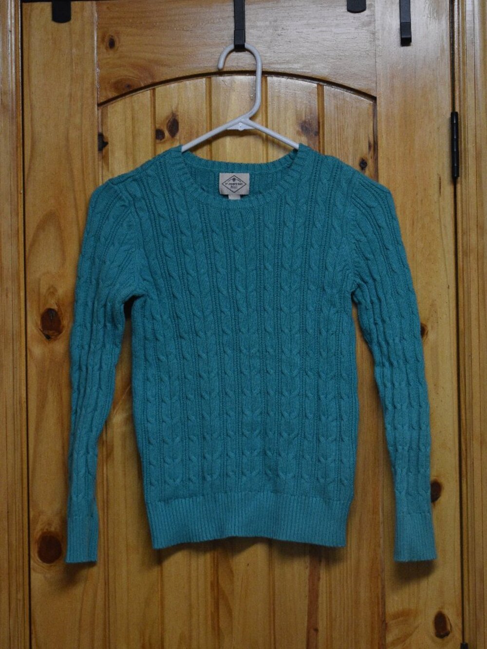 Women's aqua sweater